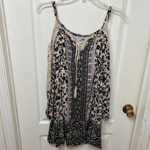 Womens Nostalgia Long Sleeve Dress Size Large